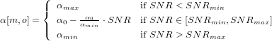 musical noise reduction equation 13