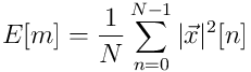 voice activity detection equation 1