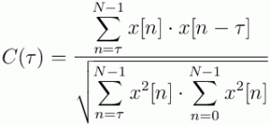 voice activity detection equation 3